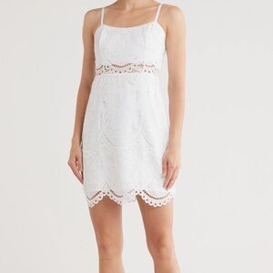 Lilly Pulitzer White Lace Mini Dress